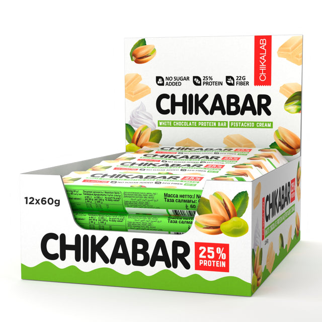 Chikalab Chickabar Protein Bar, Pistachio (1 Bar) - CHIKALAB