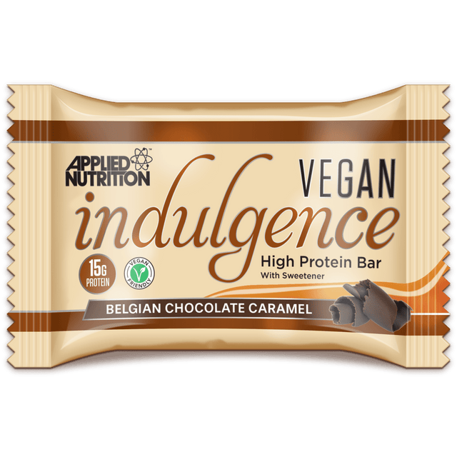 Vegan Indulgence Bar, Belgian Chocolate Caramel, Applied Nutrition, 1 Bar - Applied Nutrition