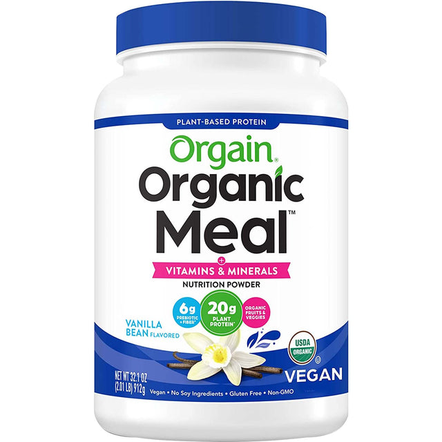 Organic Orgain Meal, Vanilla, 912 Gm - Orgain