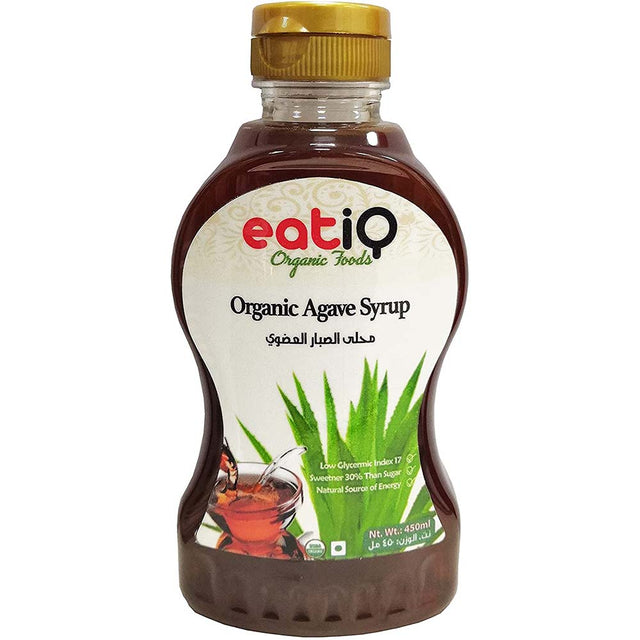 Organic Agave Syrup, Eatiq Food, 450 ML - Eatiq Organic Food