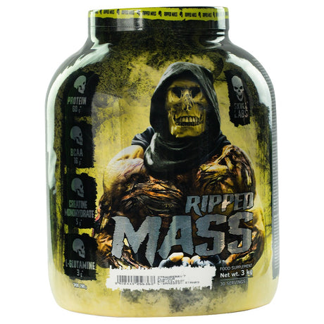 Ripped Mass, Strawberry, 3 Kg - Skull Labs - Skull Labs