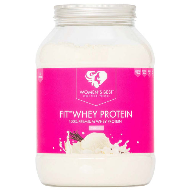 Women's Best 100% Premium Fit Whey Protein, Vanilla, 2.2 LB - Women's Best