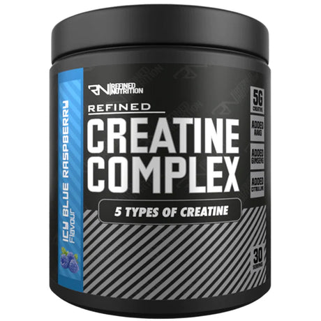 Refined Nutrition Creatine Complex, Icy Blue Raspberry, 30) - Refined Nutrition