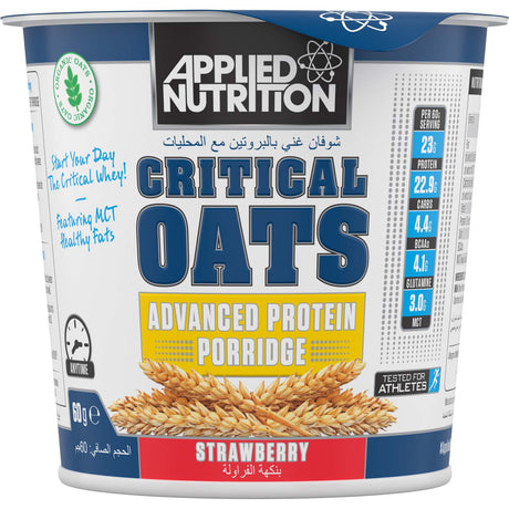 Applied Nutrition Critical Oats, Strawberry, 1 Piece - Applied Nutrition