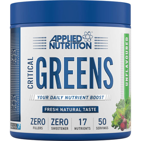 Applied Nutrition Critical Greens, Unflavored, 50 - Applied Nutrition