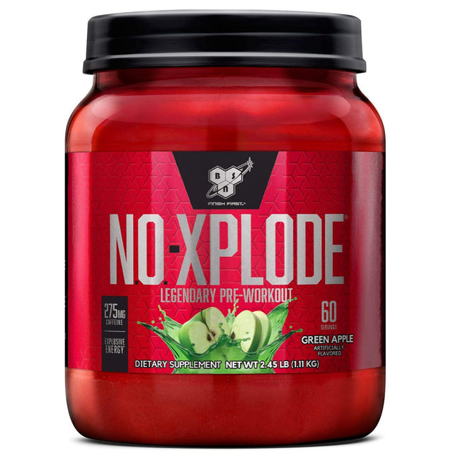 BSN NO-Xplode, Green Apple, 60 Servings - BSN