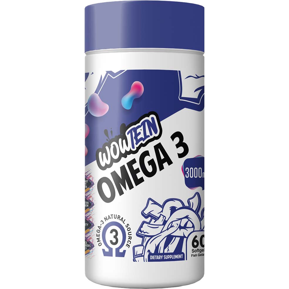 Omega-3 Wowtein, 60 Softgels - Wowtein