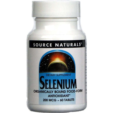 Selenium, 200 mcg, 60 Tablets - Source Naturals - Source Naturals