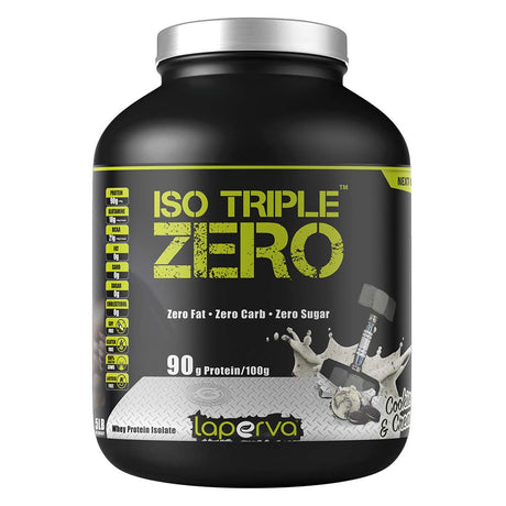 Laperva Iso Triple Zero Next Generation Whey Protein, Cookies and Cream, 5 LB - Laperva