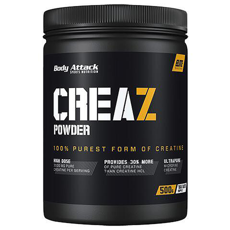 Creaz Body Attack Powder, Unflavored, 500 Gm - Body Attack