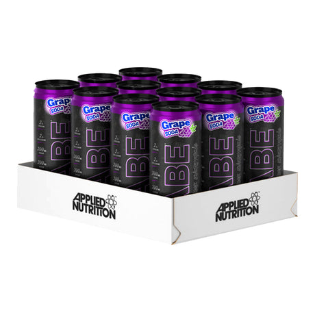 ABE Ultimate Pre Workout Drink, Grape Soda, Box of 12 Pieces - Applied Nutrition - Applied Nutrition