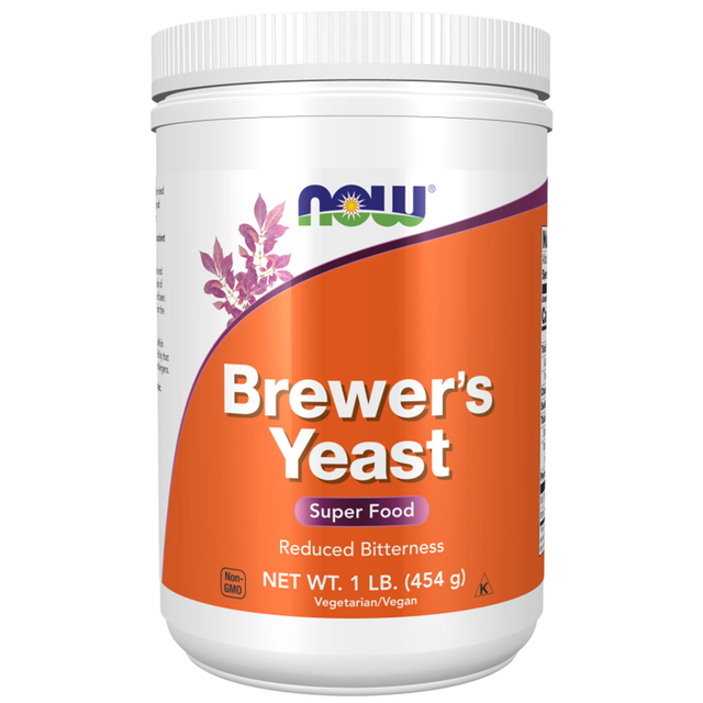 Now Super Food Brewers Yeast, 1LB - Now