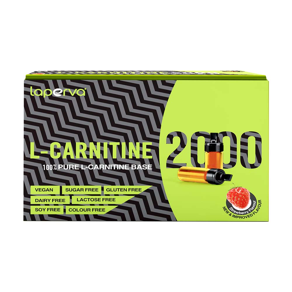 Laperva L-Carnitine 2000, Strawberry, 20 Vials - Laperva