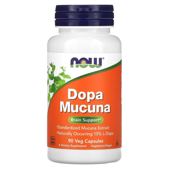 Mucuna Dopa Brain Support, 90 Veggie Capsules - Now - Now