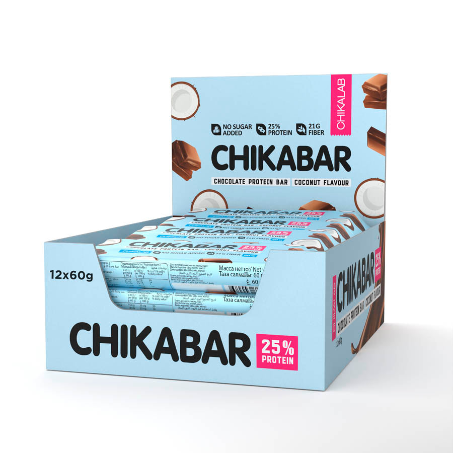 Chickabar Protein Bar, Coconut, Chikalab, 1 Bar - CHIKALAB