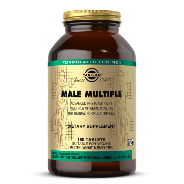 Solgar Male Multiple Tablets, 180 - Solgar