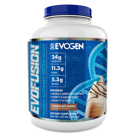 Evogen Nutrition Evofusion, 4 LB, Chocolate - Evogen Nutrition