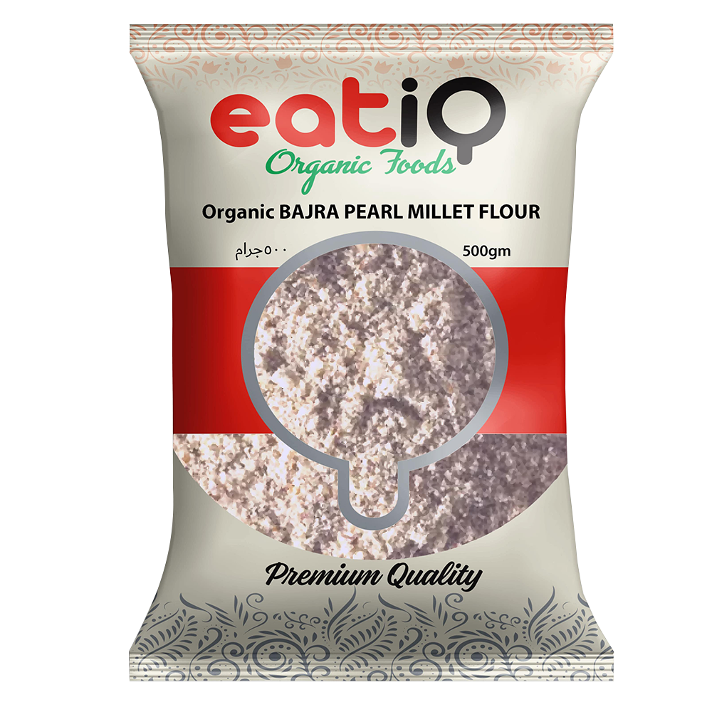 Eatiq Organic Foods Pearl Millet Bajra Flour, 500 Gm - Eatiq Organic Food