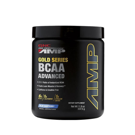 GNC AMP GOLD BCAA BLUE-RASPBERRY