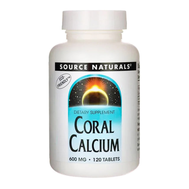 Source Naturals Coral Calcium, 600 mg, 120 Tablets - Source Naturals