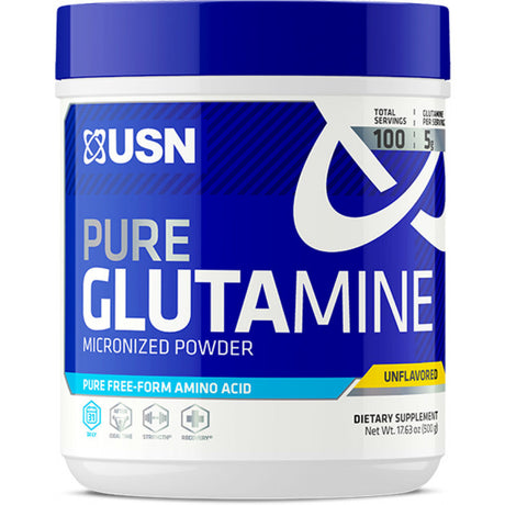 Pure Glutamine, Unflavored, 300 Gm, USN - USN