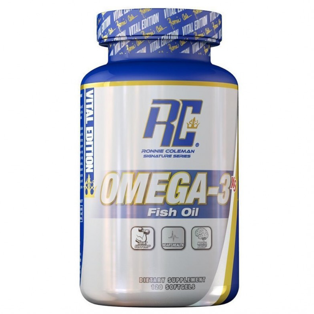 Ronnie Coleman Signature Series Omega 3 XS, 120 Softgels - Ronnie Coleman