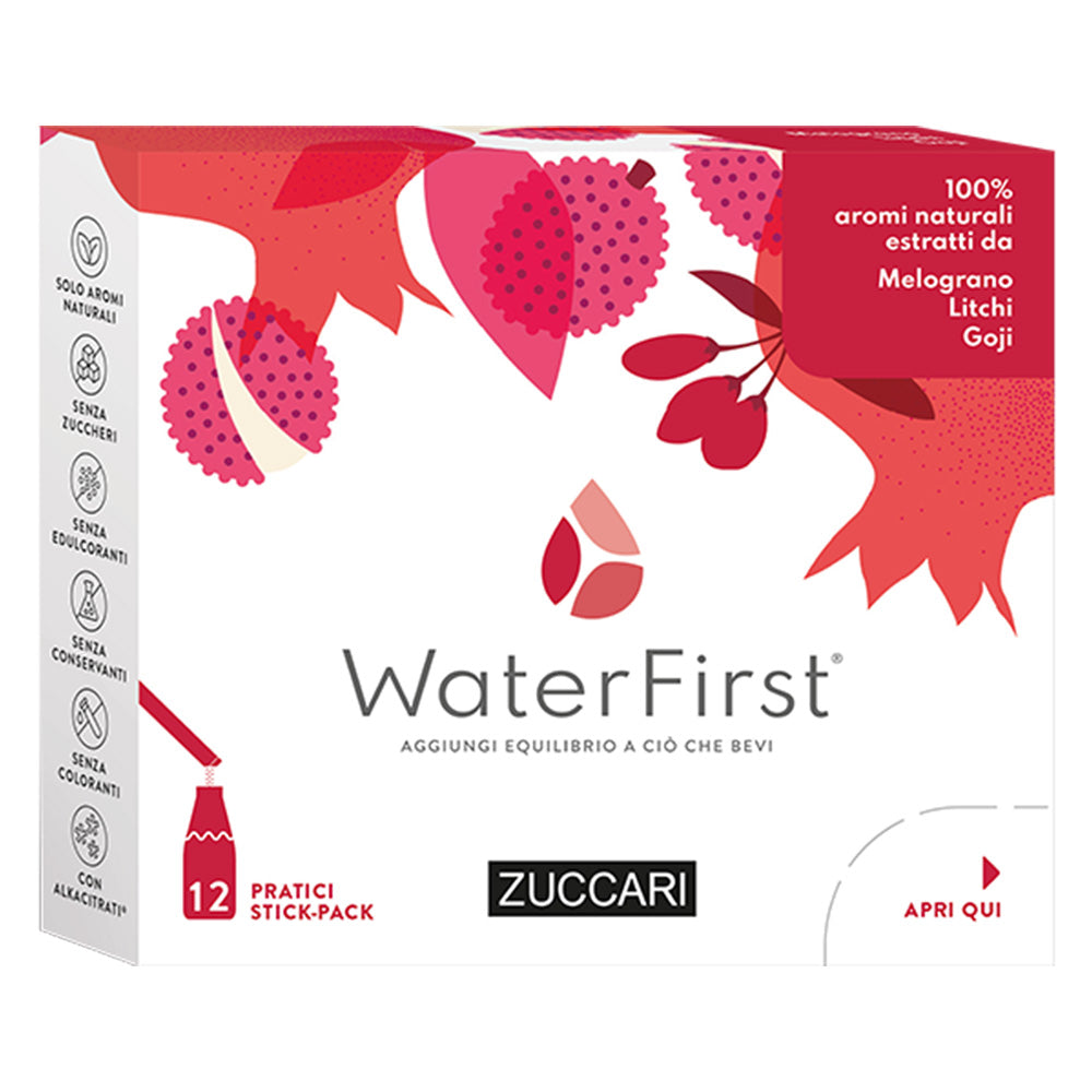 Zuccari Waterfirst, Goji, Pomegranate and Lychee, 12 Sticks - Zuccari