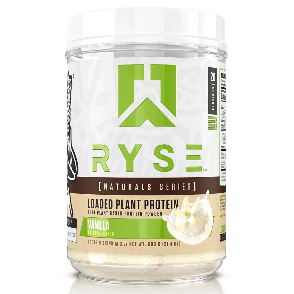 RYSE Loaded Plant Protein, Vanilla, 20) - RYSE