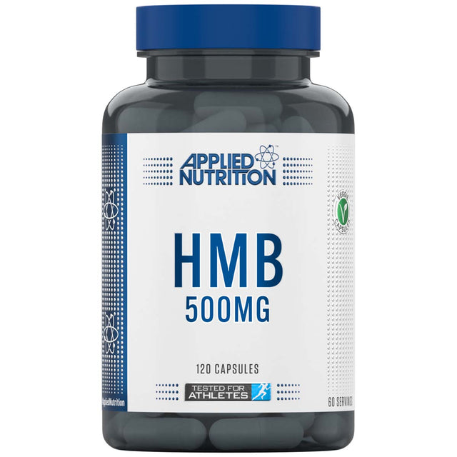 HMB Applied Nutrition, 500 mg, 120 Capsules - Applied Nutrition