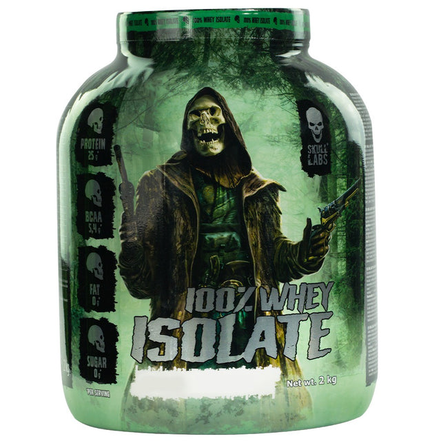 Whey Isolate, Strawberry, 2 Kg - Skull Labs - Skull Labs