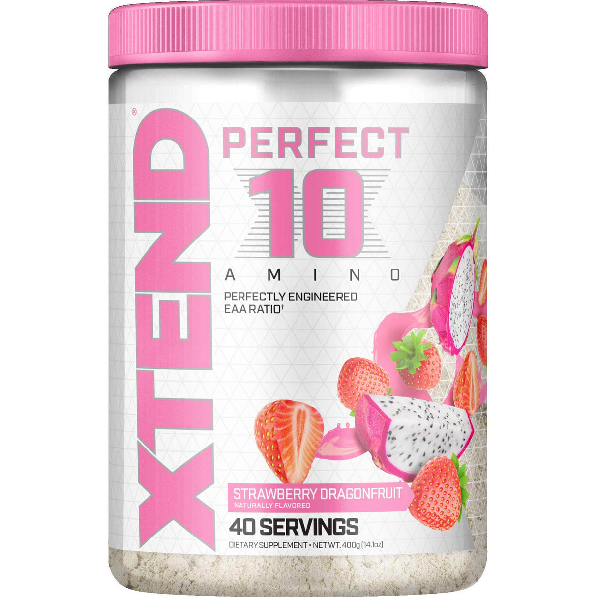 Xtend Perfect 10 Amino, Strawberry Dragon, 40 - Xtend