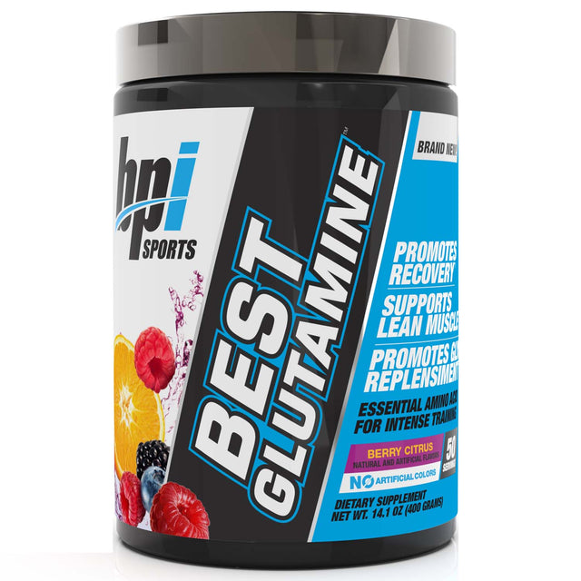 BPI Sports Best Glutamine, Berry Citrus, 50 Servings - bpi Sports