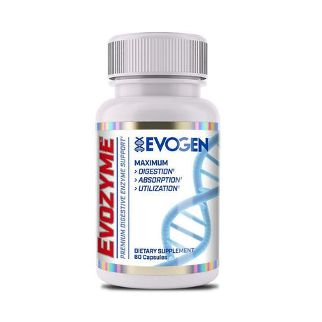 Evogen Evozyme Premium Digestive Enzyme Support, 60 Capsules - Evogen Nutrition