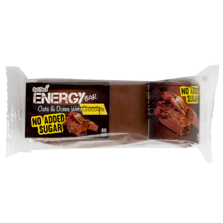 Optitect Energy Bar, 1 Bar, Oats & Dates With Chocolate - Optitect