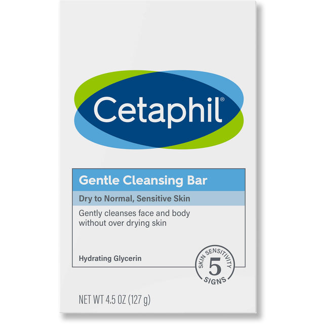 Cetaphil Gentle Cleansing Bar, 127 GM - Cetaphil