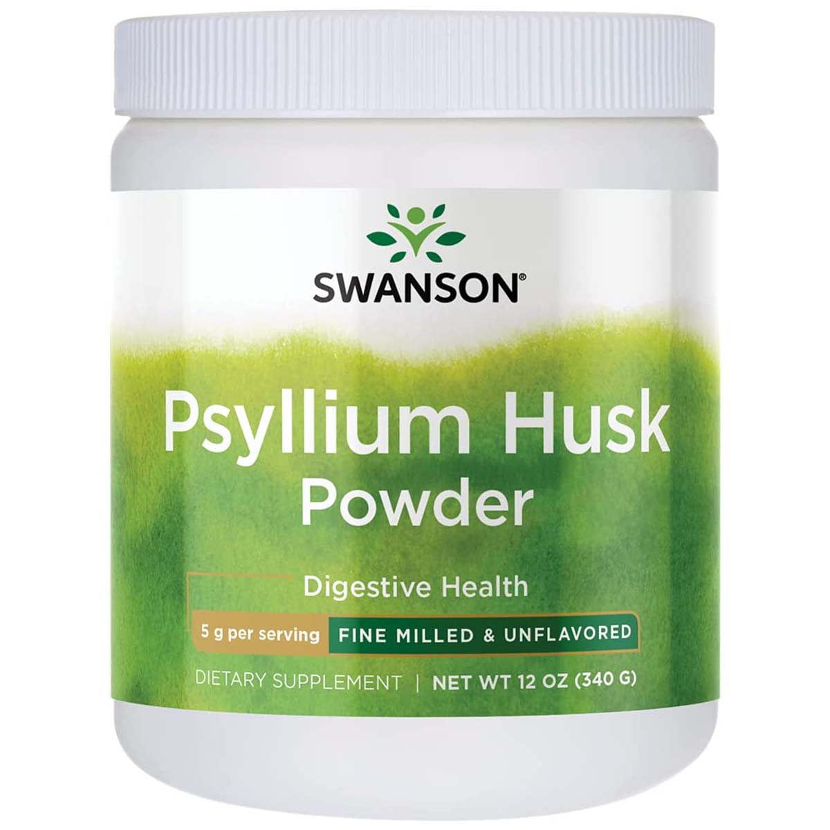 Swanson Psyllium Husk, Unflavored, 340 Gm - Swanson