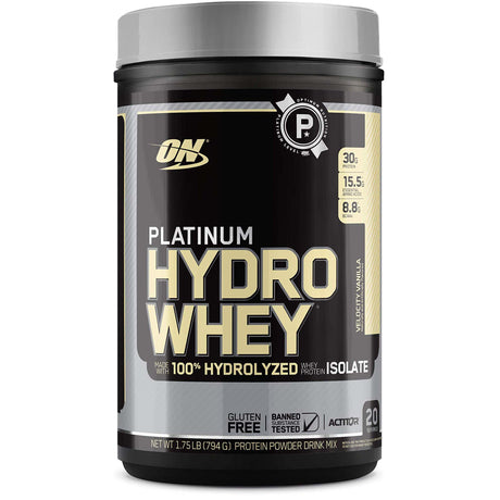 Optimum Nutrition Platinum HydroWhey, 1.75 LB, Velocity Vanilla - Optimum Nutrition