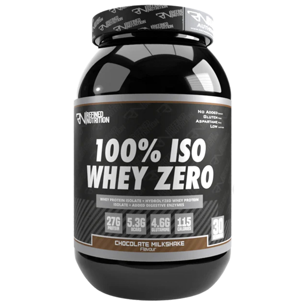 100% Whey Isolate Zero, Refined Nutrition, Chocolate Milkshake, 908 Gm - Refined Nutrition