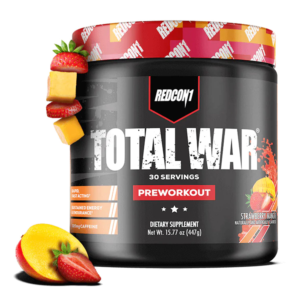 Redcon1 Total War, Strawberry Mango, 30 Servings - Redcon1