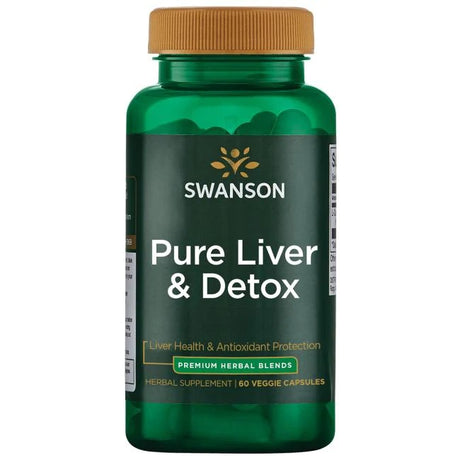 Swanson Pure and Detox Liver, 60 Veggie Capsules - Swanson