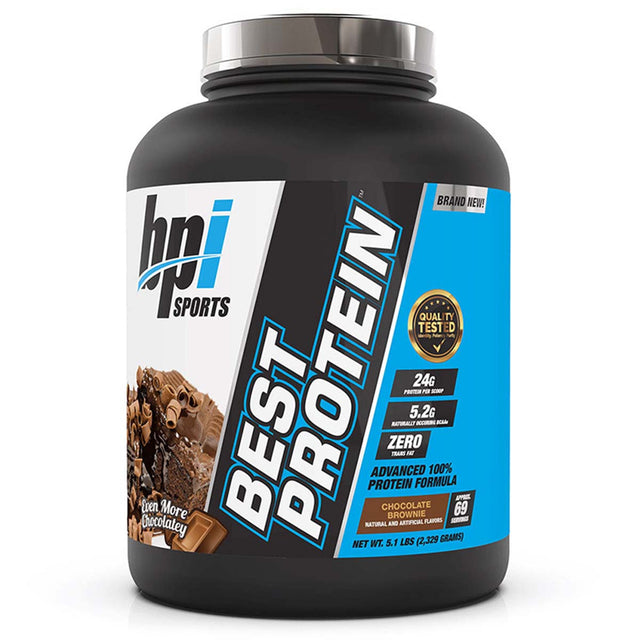 BPI Sports Best Protein, Chocolate Brownie, 5 LB - bpi Sports