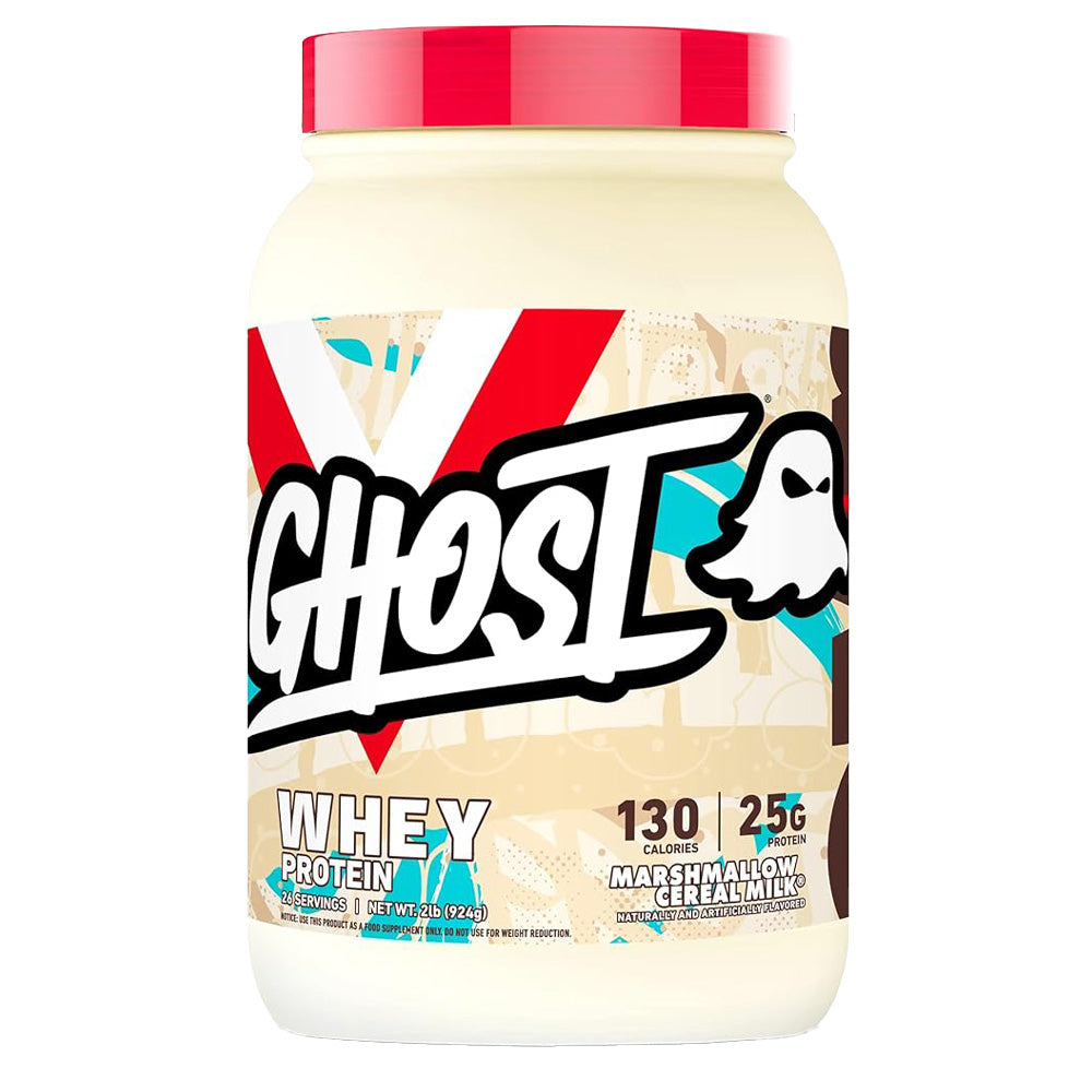 Ghost 100% Whey Protein, Marshmallow Cereal Milk, 2 LB - Ghost