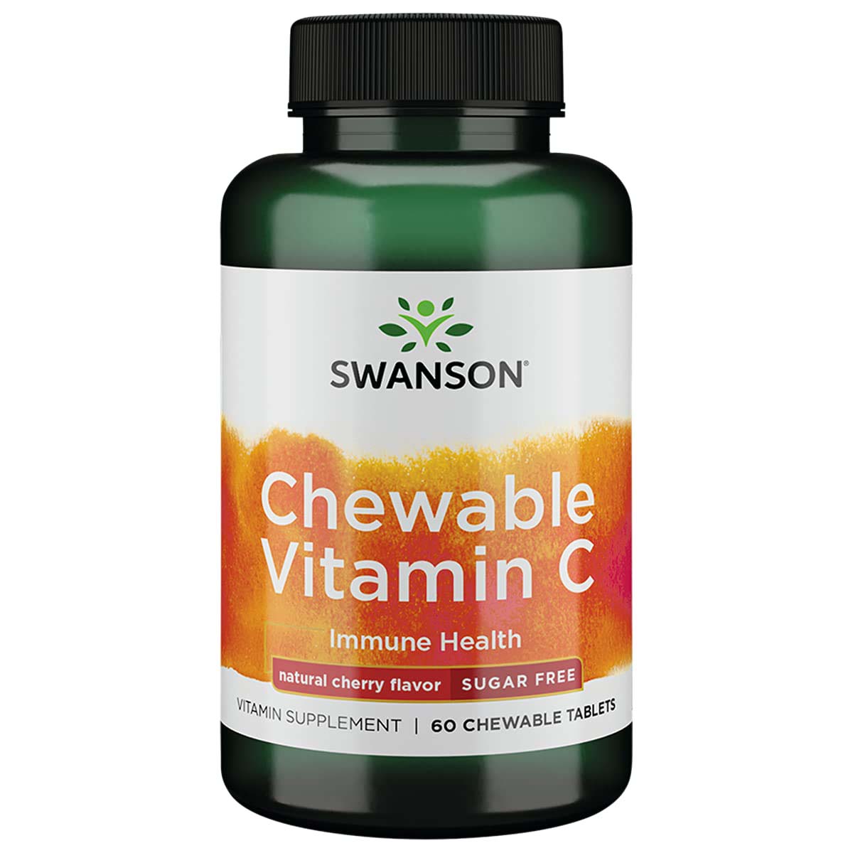 Swanson Chewable Vitamin C, 60 Chewable Tablets, Cherry - Swanson