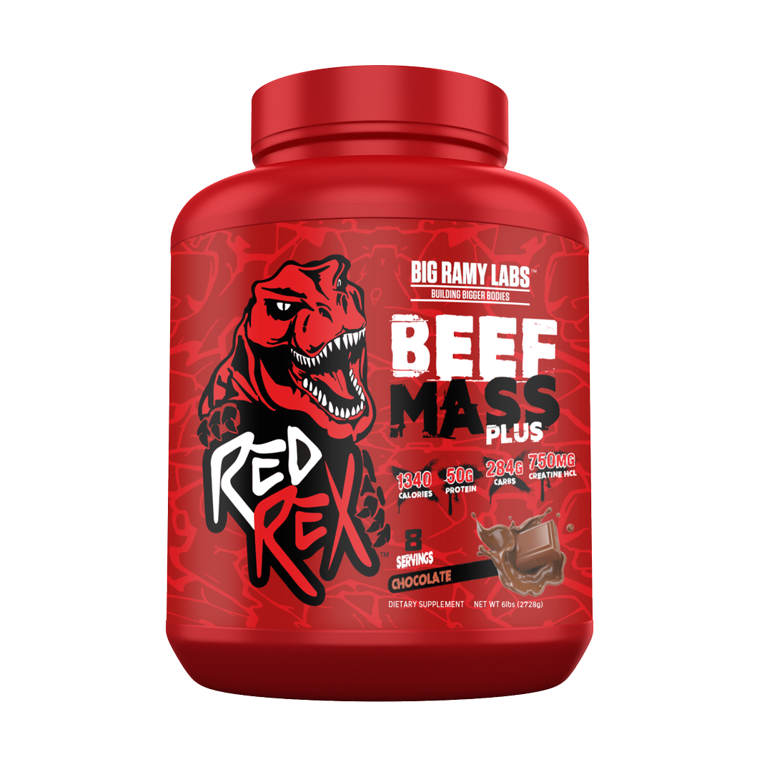 Big Ramy Labs Red Rex Beef Mass Plus, Chocolate, 6 LB - Big Ramy Labs Redrex