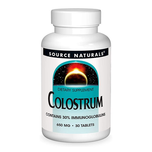 Colostrum, 650 mg, 30 Tablets - Source Naturals - Source Naturals