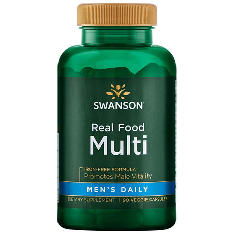 Swanson Real Food Men's Daily Multi, 90 Veggie Capsules - Swanson