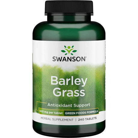 Swanson Barley Grass, 240 Tablets, 500 mg - Swanson