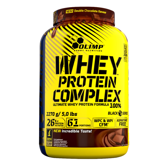 Olimp Sport Nutrition Gold Whey Protein Complex, Double Chocolate, 5 LB - Olimp Sport Nutrition